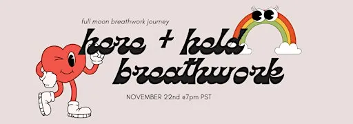 Listing photo for Here + Held Full Moon Breathwork Journey