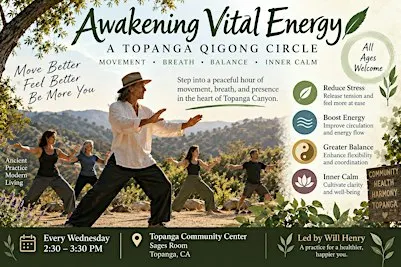 Listing photo for Awakening Vital Energy – A Topanga Qigong Circle