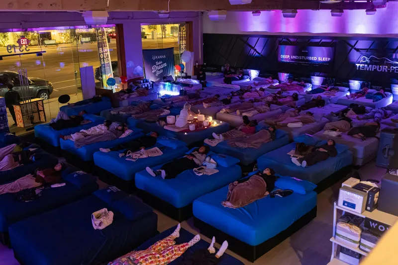 Listing photo for Relaxing Sound Bath at Mattress Central in Los Angeles