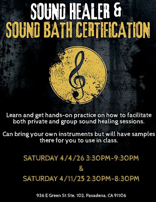 Listing photo for Sound Healer & Sound Bath Certification