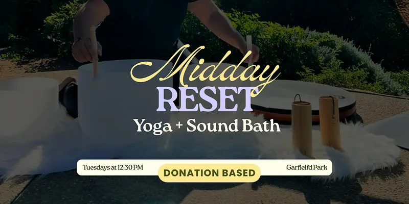 Listing photo for Midday Reset: Yoga + Sound Bath at Garfield Park