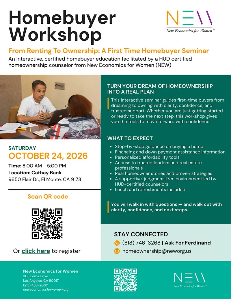 Listing photo for Dreams To Doorstep: Certified First Time Homebuyer Education By NEW