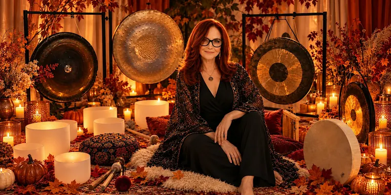 Listing photo for Autumn Grounding Gong and Crystal Bowl Sound Bath