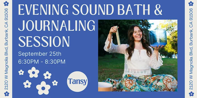 Listing photo for Evening Sound Bath & Journal Session with Reanna