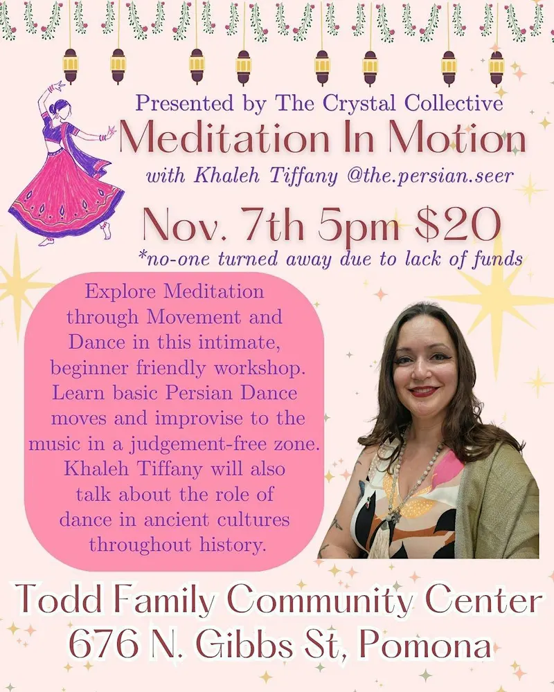 Listing photo for Meditation in Motion: Intro to Persian Dance + Intuitive Movement