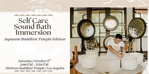 Listing photo for Self Care Sound Bath Immersion (Japanese Buddhist Temple Edition)