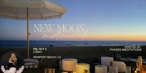 Listing photo for New Moon Sunset Beach Sound Bath - 10/9