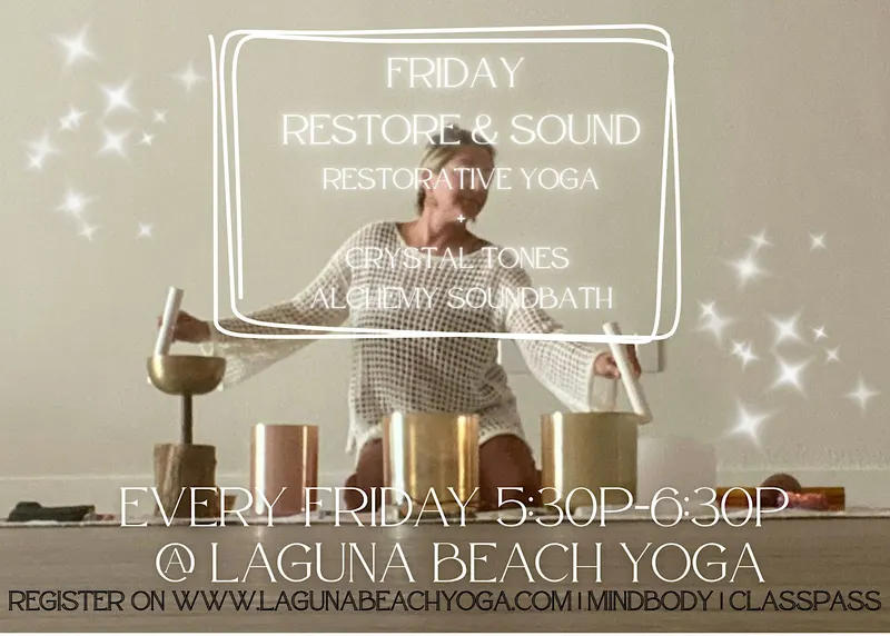 Listing photo for RESTORE + SOUND // A Resonant Restorative Yoga & Soundbath Weekly Class