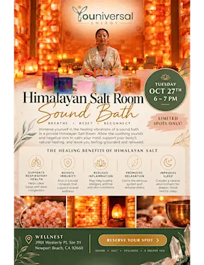 Listing photo for Salt + Sound: A Himalayan Salt Room Sound Bath