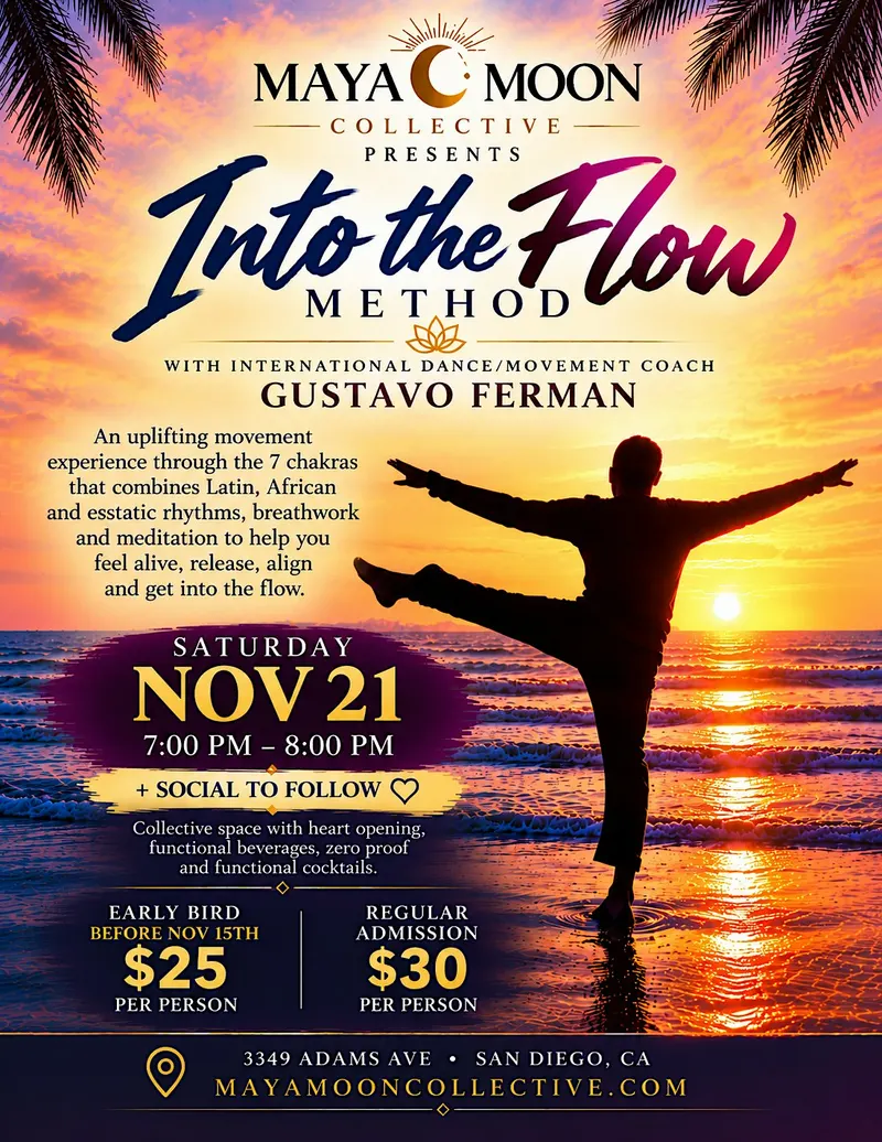 Listing photo for INTO THE FLOW METHOD Awaken your spirit move-breathe-connect.