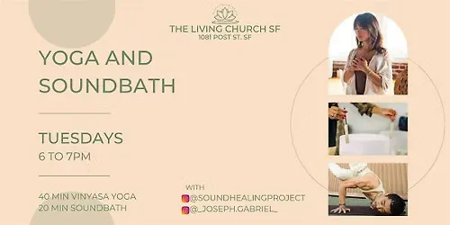 Listing photo for Yoga and Sound Bath Every Tuesday at the Living Church SF