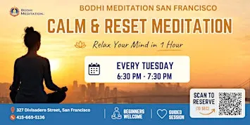 Listing photo for Calm & Reset Meditation in San Francisco