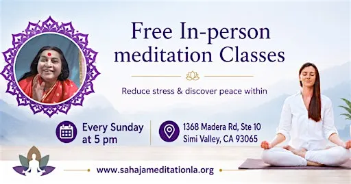 Listing photo for Free In-Person Meditation in Simi Valley | Every Sunday at 5 PM